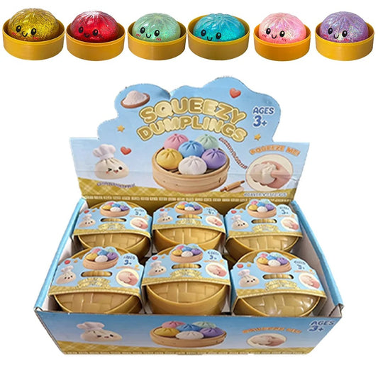Squishy Glitter Dumpling six-color display box